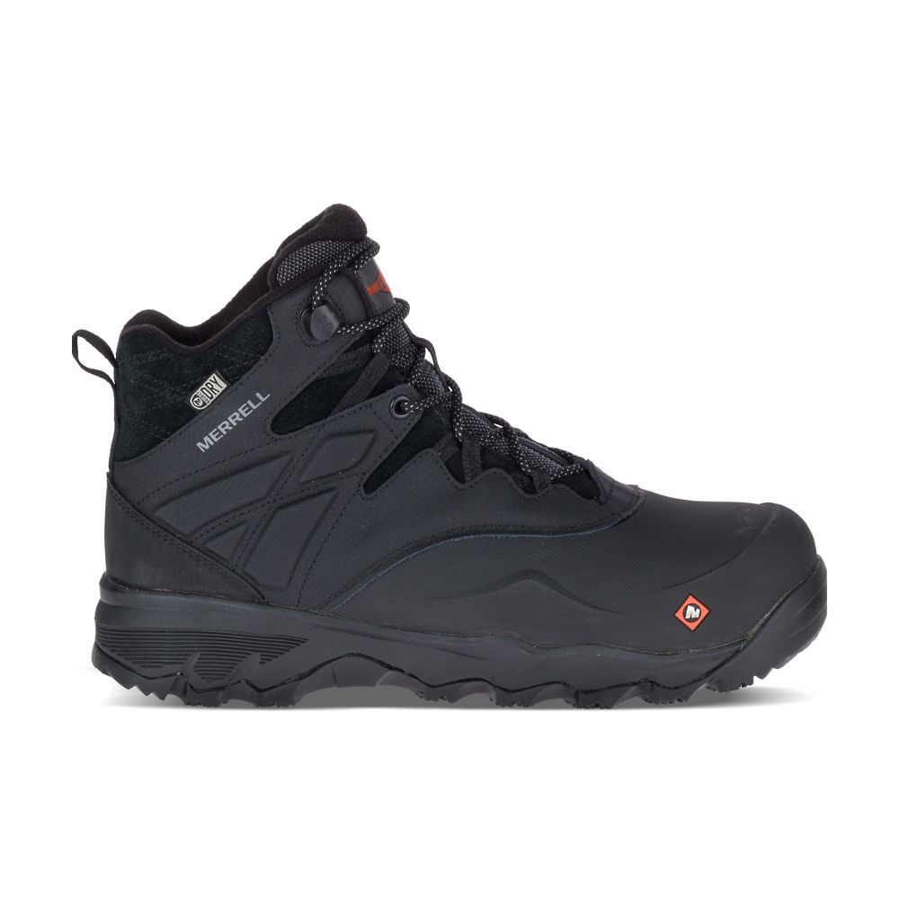 Merrel Therm Adventur 6" IceWaterproo Com To Wor Boots Black