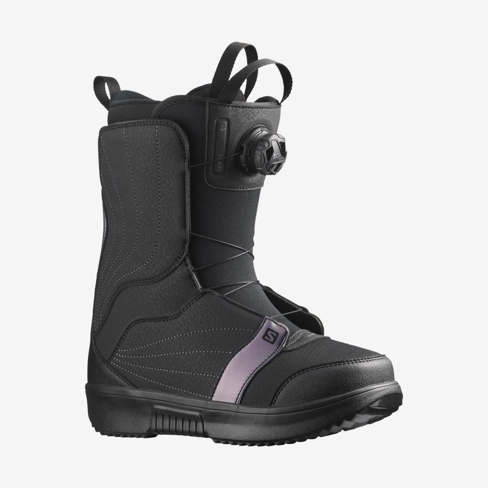 Salomon PEARL BOA - Black / Black / Royal Lilac