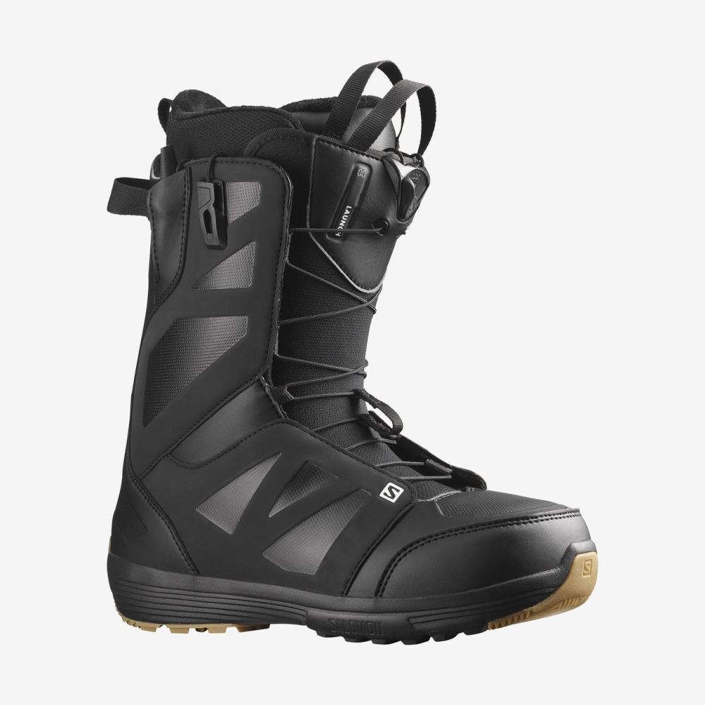 Salomon LAUNCH - Black / Black / White