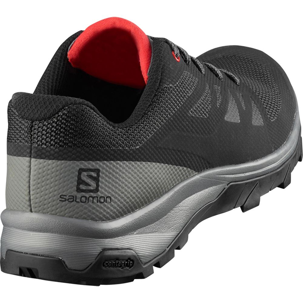 Salomon Outline - Black/Quiet Shade/High Risk Red