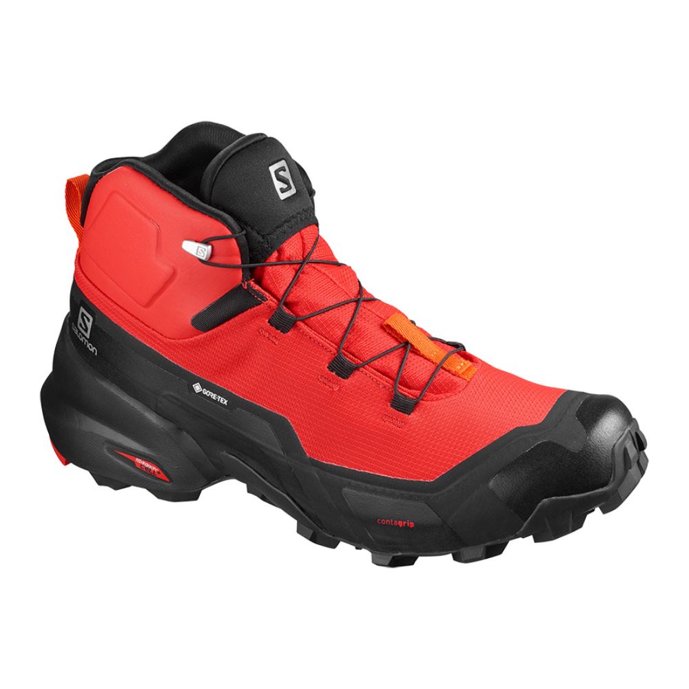 Salomon Cross Hike Mid Gtx - Goji Berry/Black/Red Orange