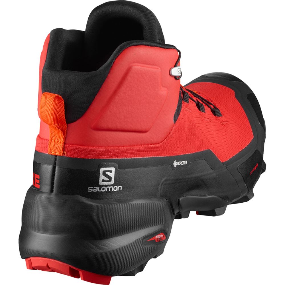 Salomon Cross Hike Mid Gtx - Goji Berry/Black/Red Orange