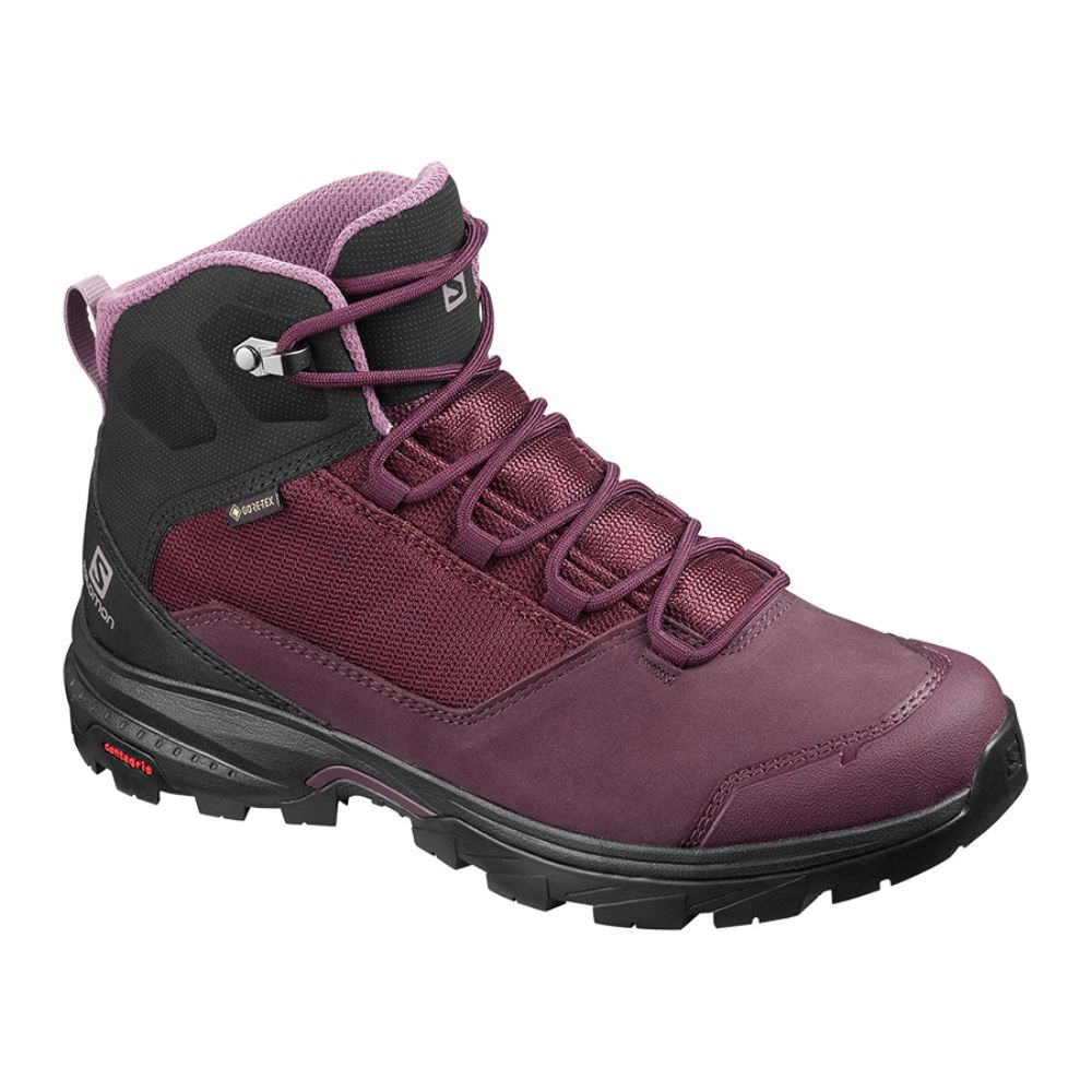 Salomon Outward Gtx W - Wine Tasting/Black/Quail