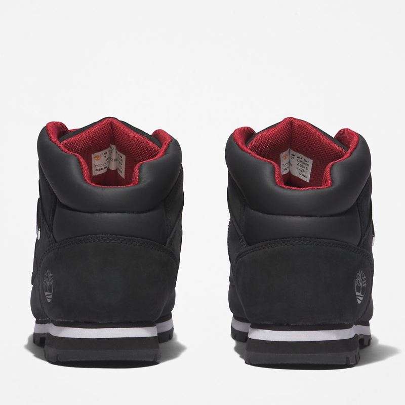 Timberland Euro Sprint Hiker for Men in Black/Red