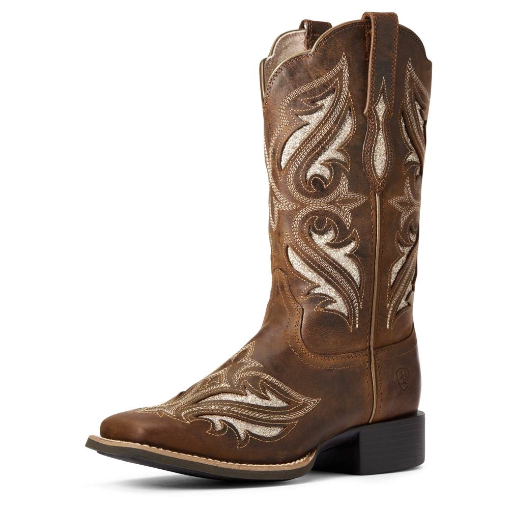 Ariat Round Up Bliss Western Boot - SASSY BROWN
