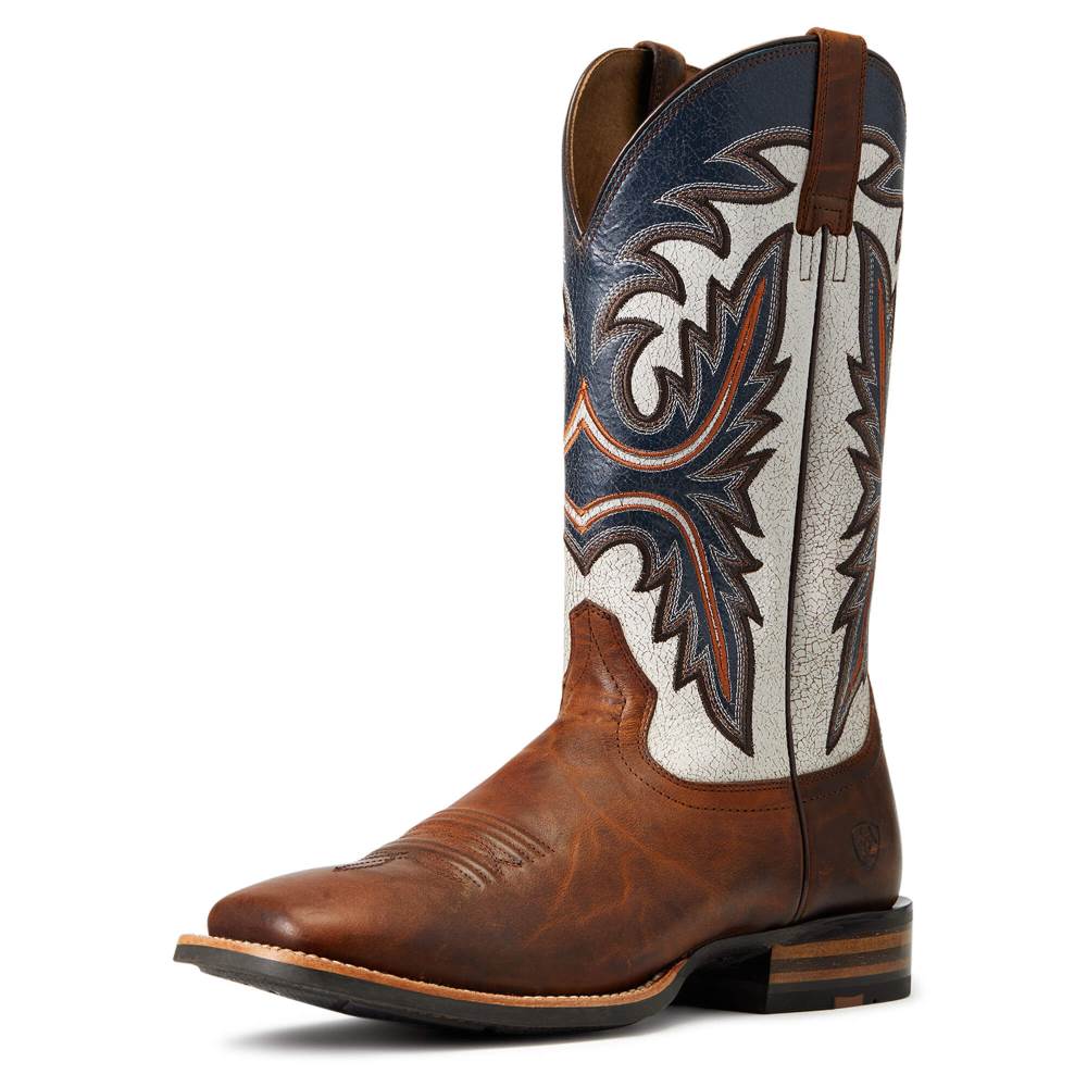 Ariat Brushrider Western Boot - PENNY BROWN