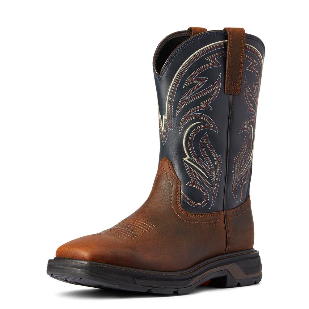 Ariat WorkHog XT Cottonwood Work Boot - BROWN OILED ROWDY