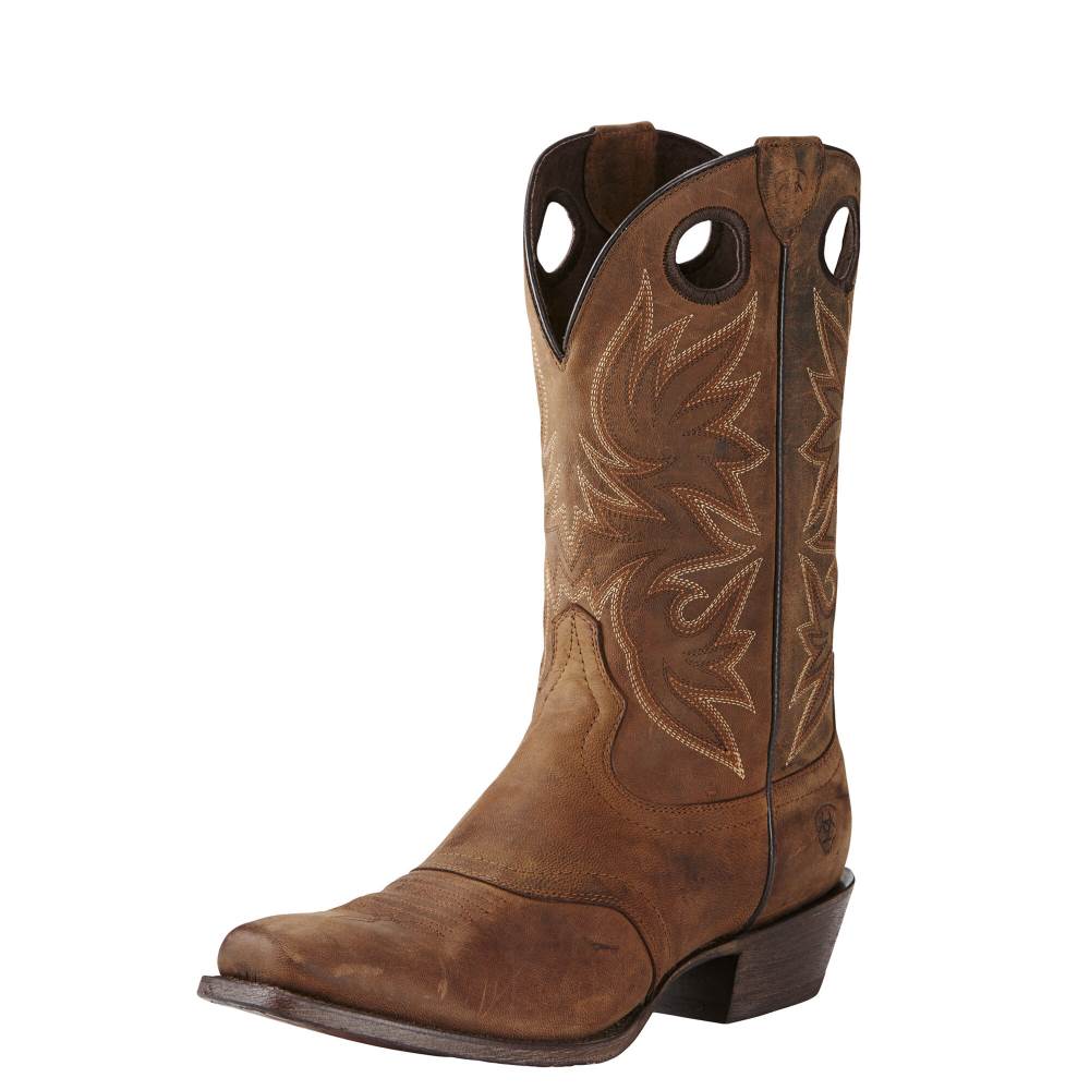 Ariat Circuit Striker Western Boot - WEATHERED BROWN