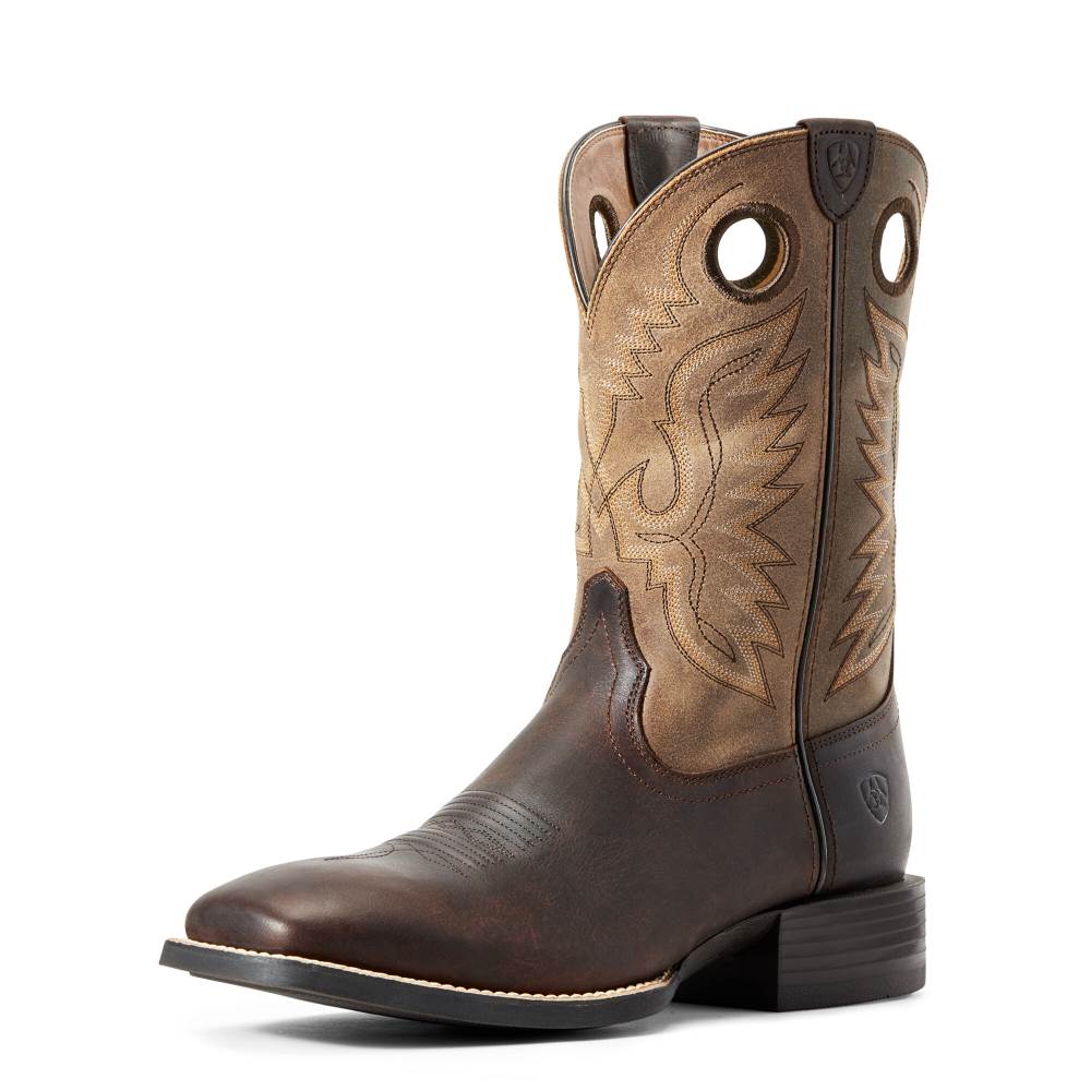 Ariat Sport Ranger Western Boot - BARLEY BROWN/ TOASTED TAN