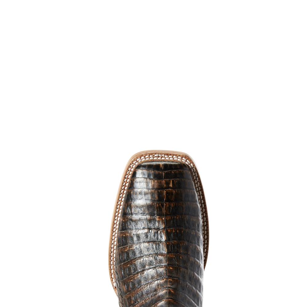 Ariat Relentless Pro Western Boot - TOFFEE CAIMAN BELLY