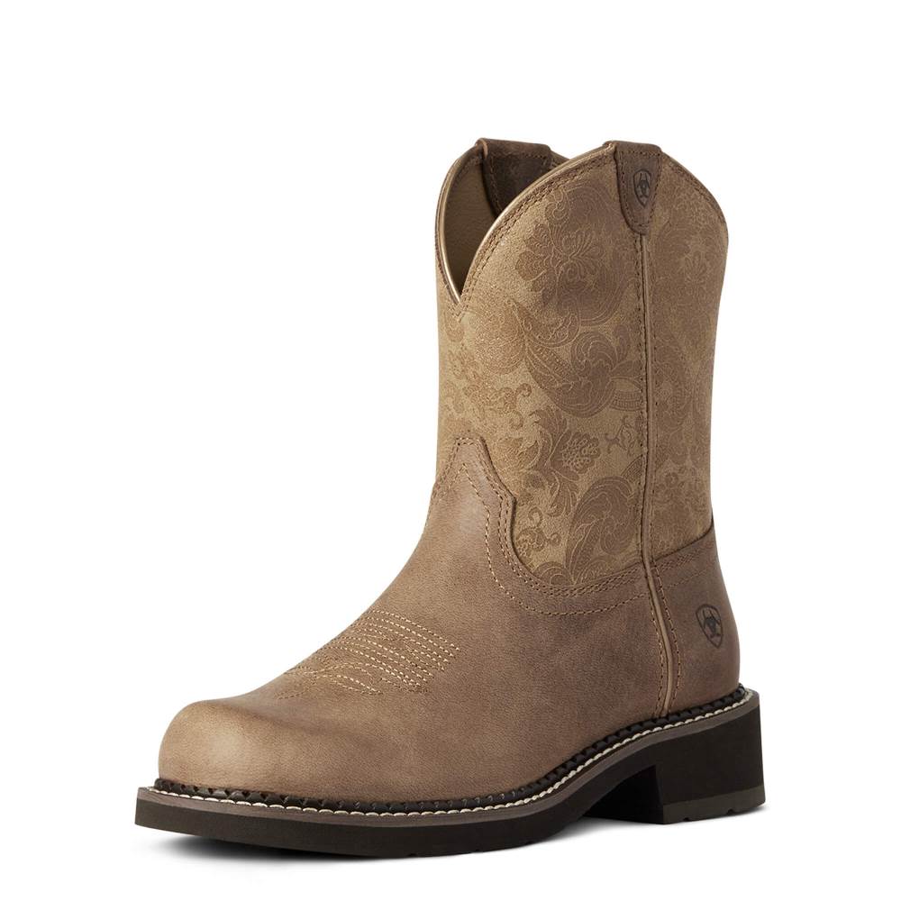 Ariat Fatbaby Heritage Fay Western Boot - AGED TAN