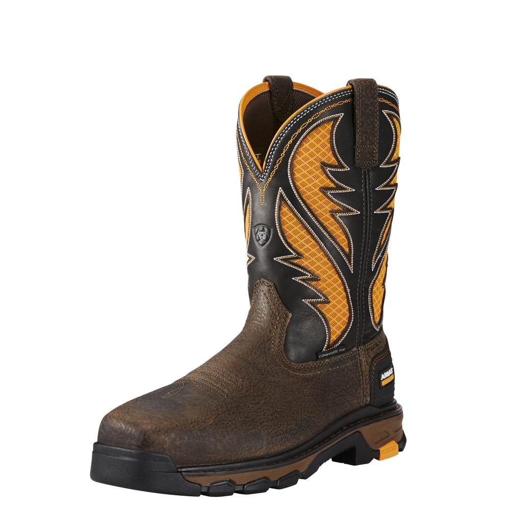 Ariat Intrepid VentTEK Composite Toe Work Boot - COCOA BROWN
