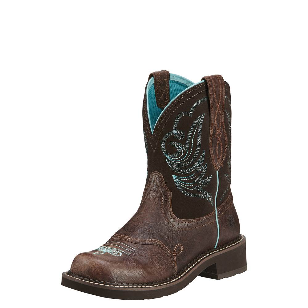 Ariat Fatbaby Heritage Dapper Western Boot - ROYAL CHOCOLATE