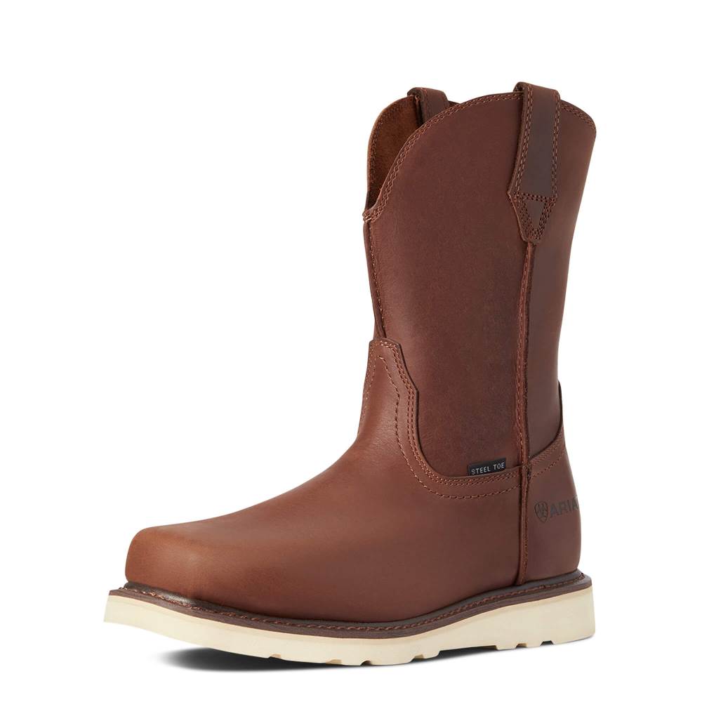 Ariat Rambler Wedge Steel Toe Work Boot - FOOTHILL BROWN