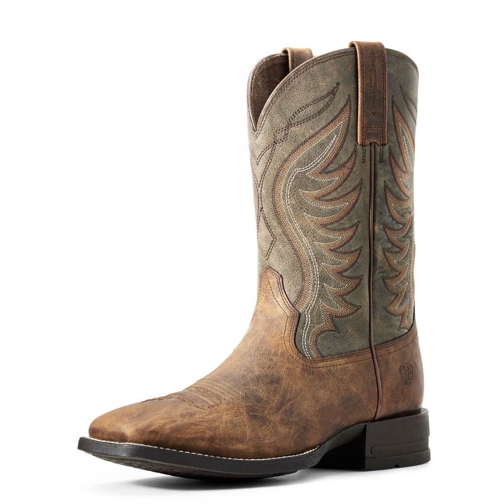 Ariat Amos Western Boot - SORREL CRUNCH