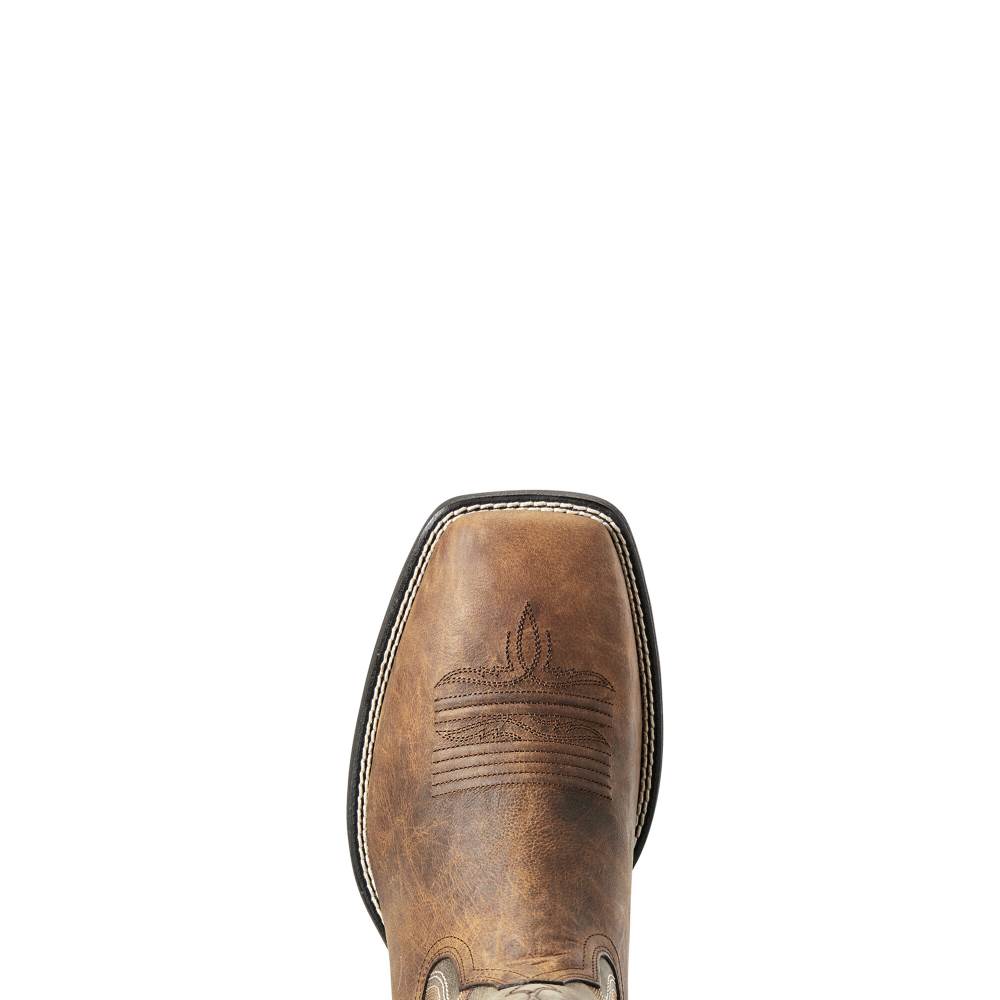 Ariat Amos Western Boot - SORREL CRUNCH