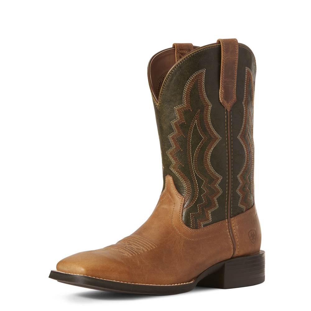 Ariat Sport Riggin Western Boot - SASSY BROWN