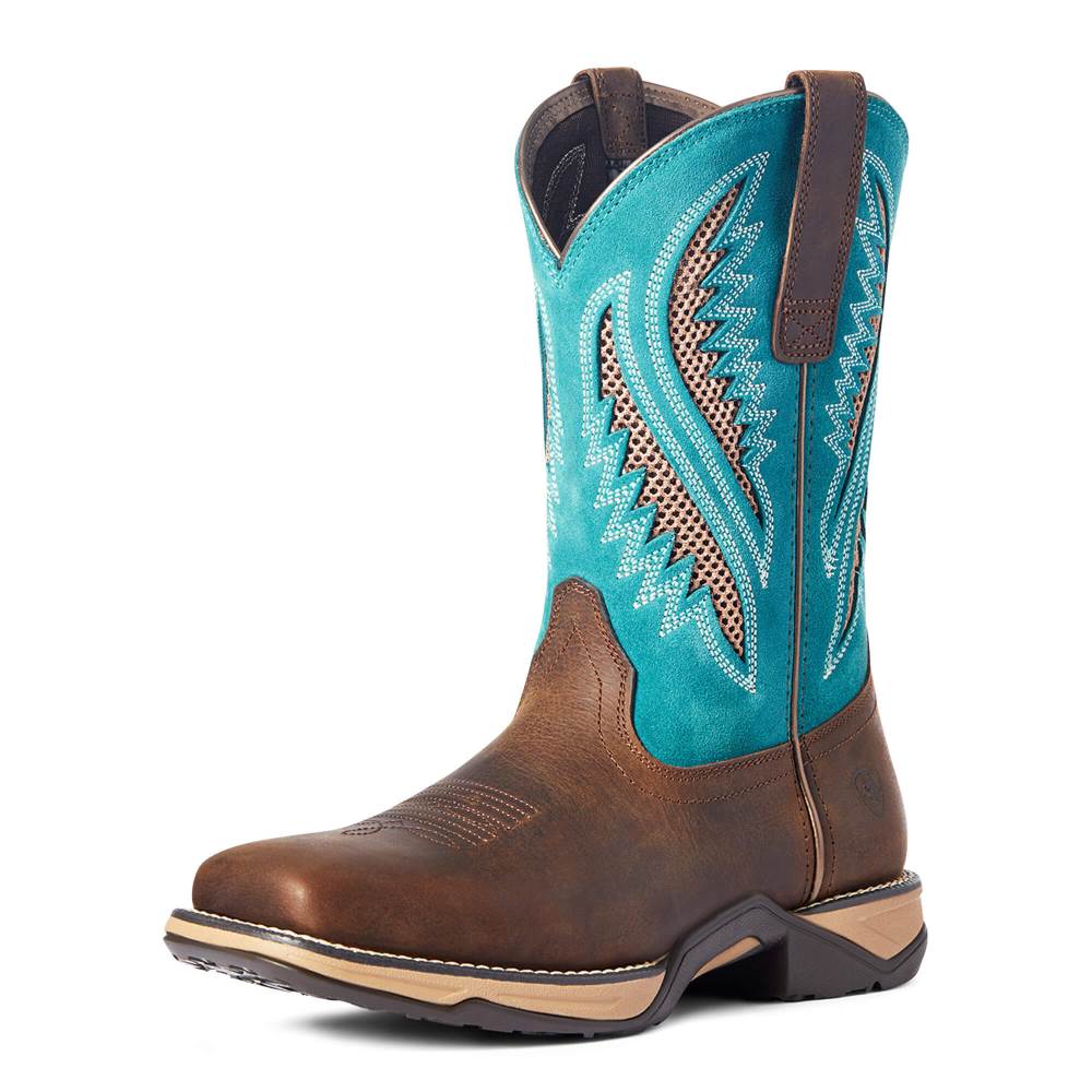 Ariat Anthem VentTEK Western Boot - CHOCOLATE CHIP