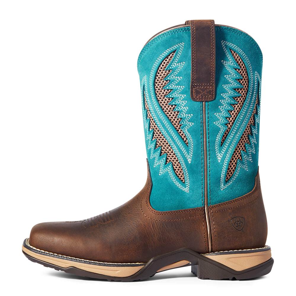 Ariat Anthem VentTEK Western Boot - CHOCOLATE CHIP