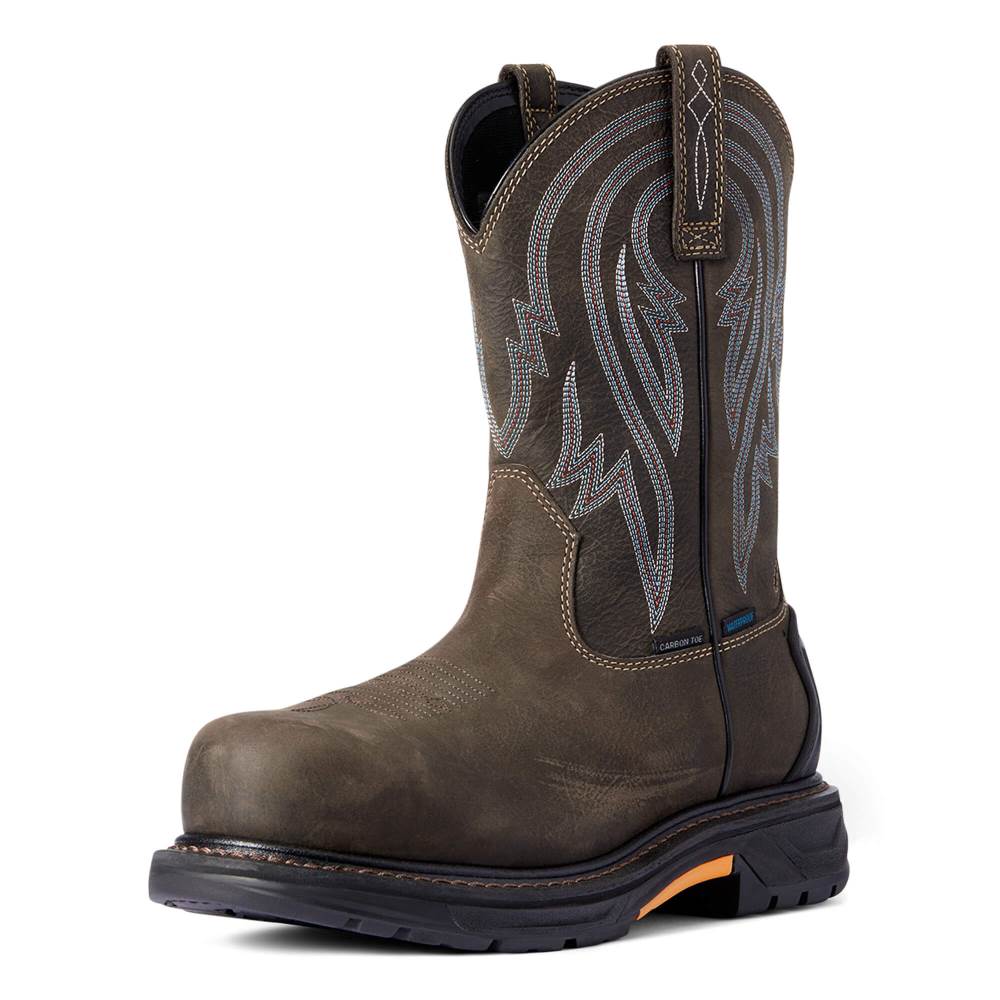 Ariat WorkHog XT Tumbleweed Waterproof Carbon Toe Work Boot - IRON COFFEE