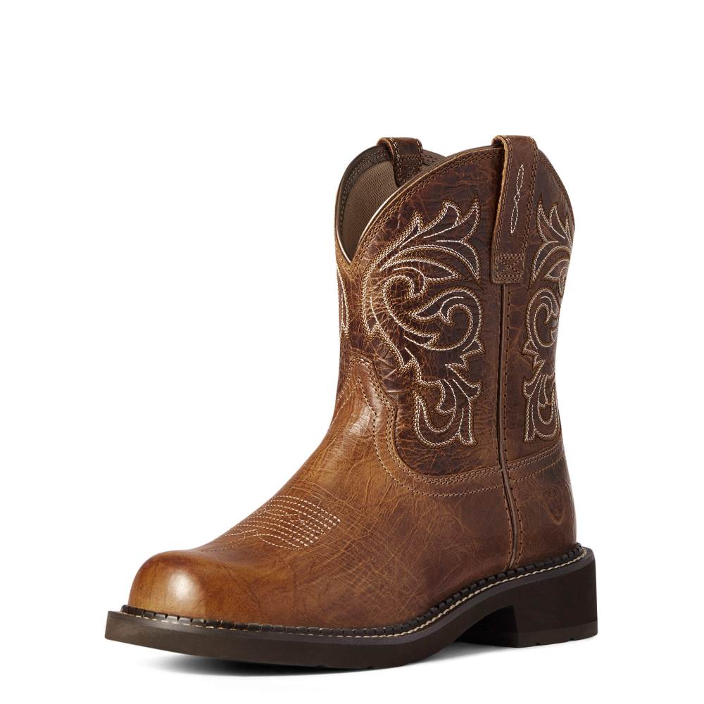 Ariat Fatbaby Heritage Mazy Western Boot - CRACKLED COTTAGE