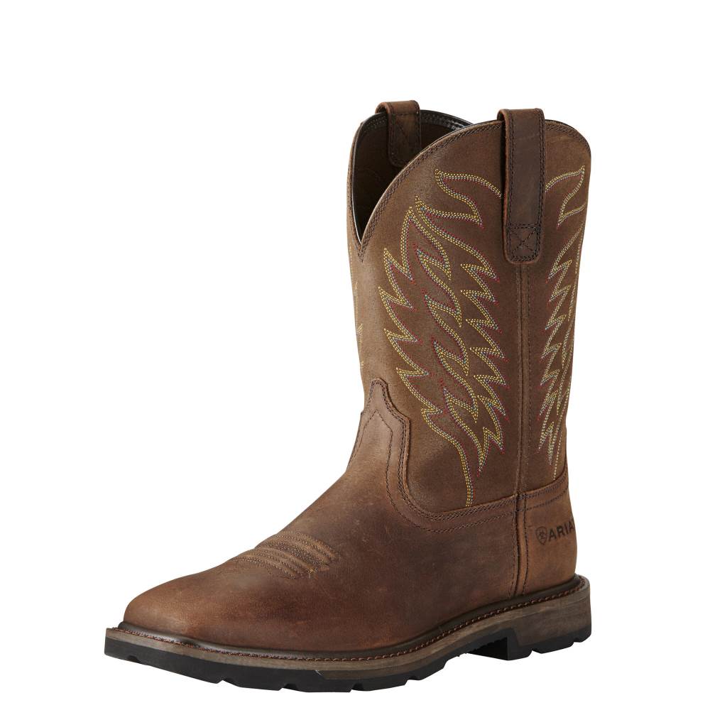 Ariat Groundbreaker Work Boot - BROWN