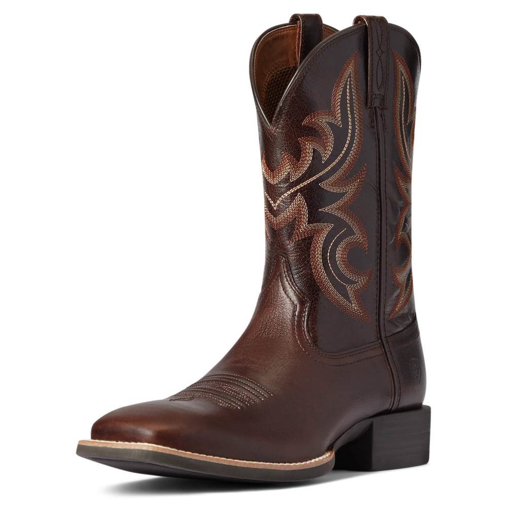 Ariat Sport Cow Country Western Boot - CUSCO BROWN