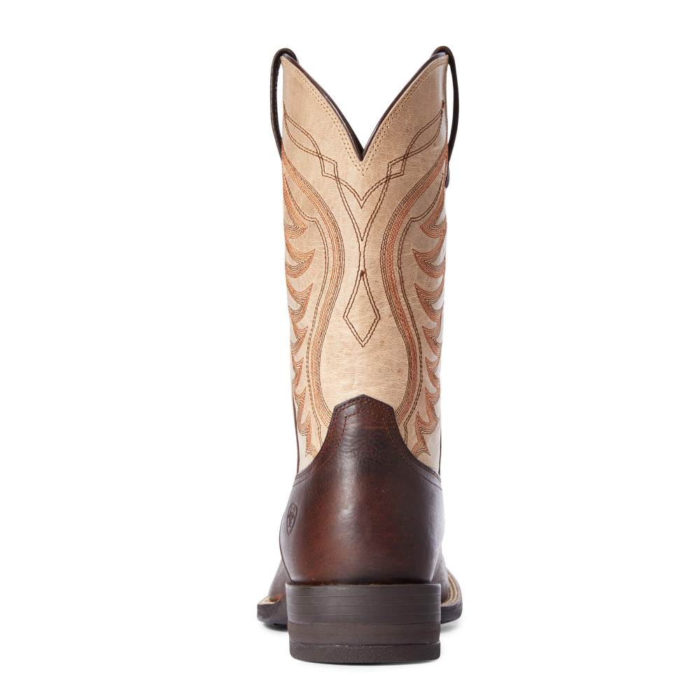 Ariat Amos Western Boot - BARLEY BROWN