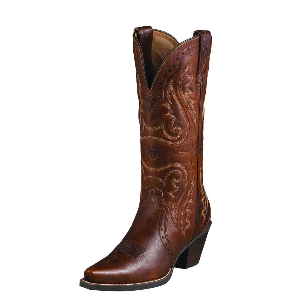 Ariat Heritage Western X Toe Western Boot - VINTAGE CARMEL