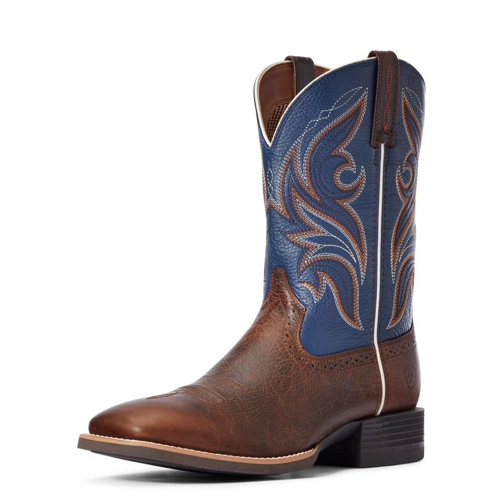 Ariat Sport Knockout Western Boot - DARK WHISKEY