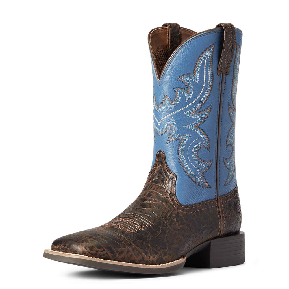 Ariat Sport Cow Country Western Boot - FENCEPOST BROWN