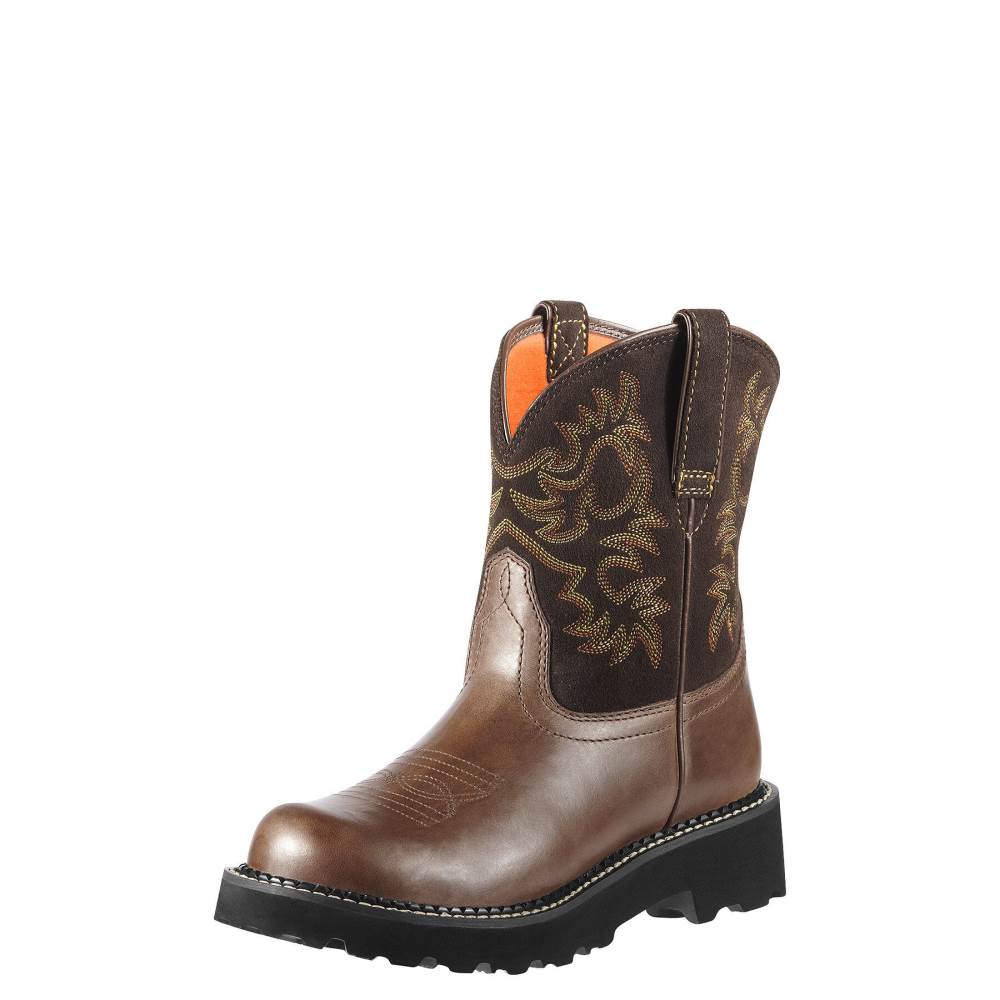 Ariat Fatbaby Western Boot - BROWN REBEL