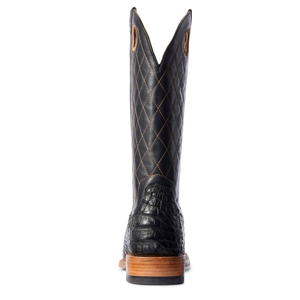 Ariat Relentless Winner's Circle Western Boot - BLACK CAIMAN BELLY