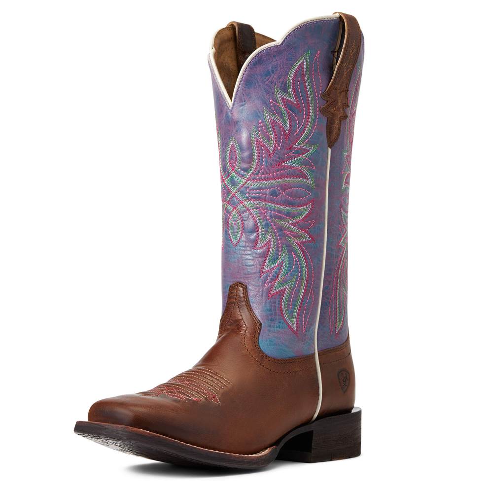 Ariat Circuit Luna Western Boot - BURNISHED TAN