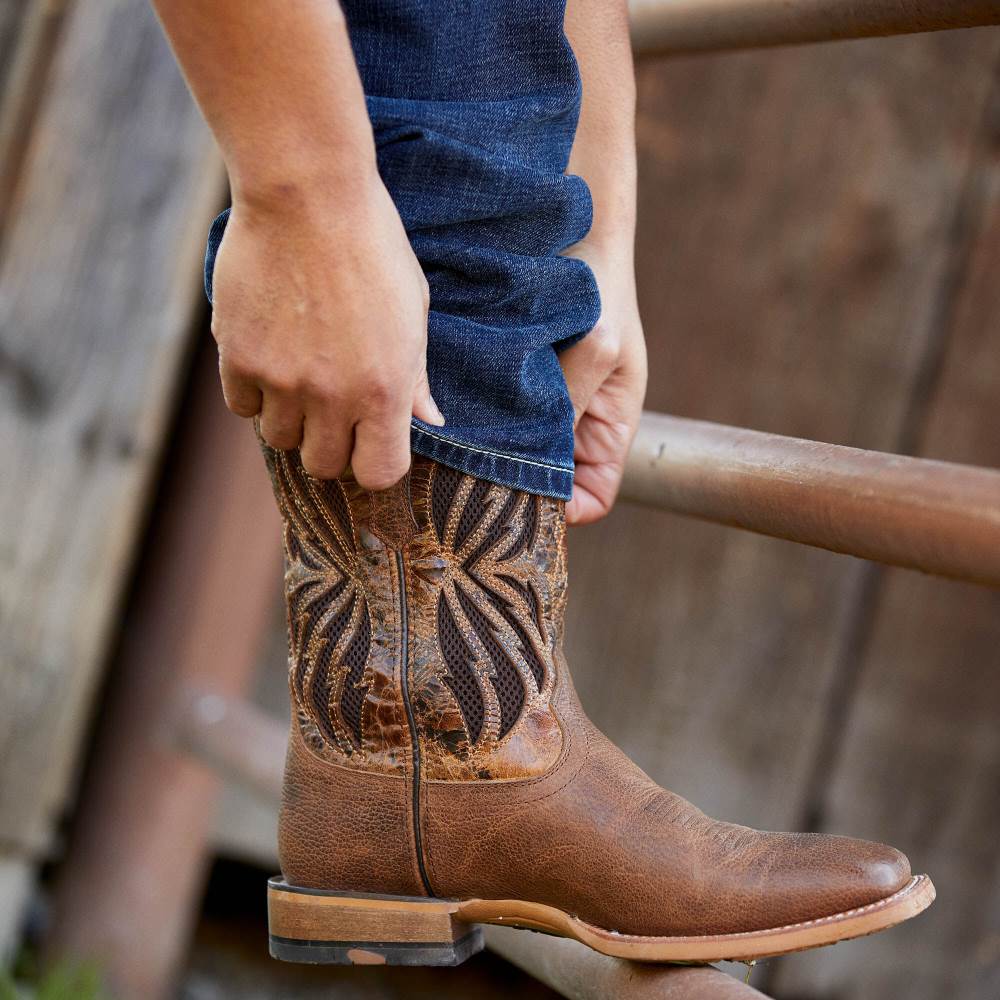 Ariat Arena Record VentTEK Western Boot - TOFFEE CRUNCH