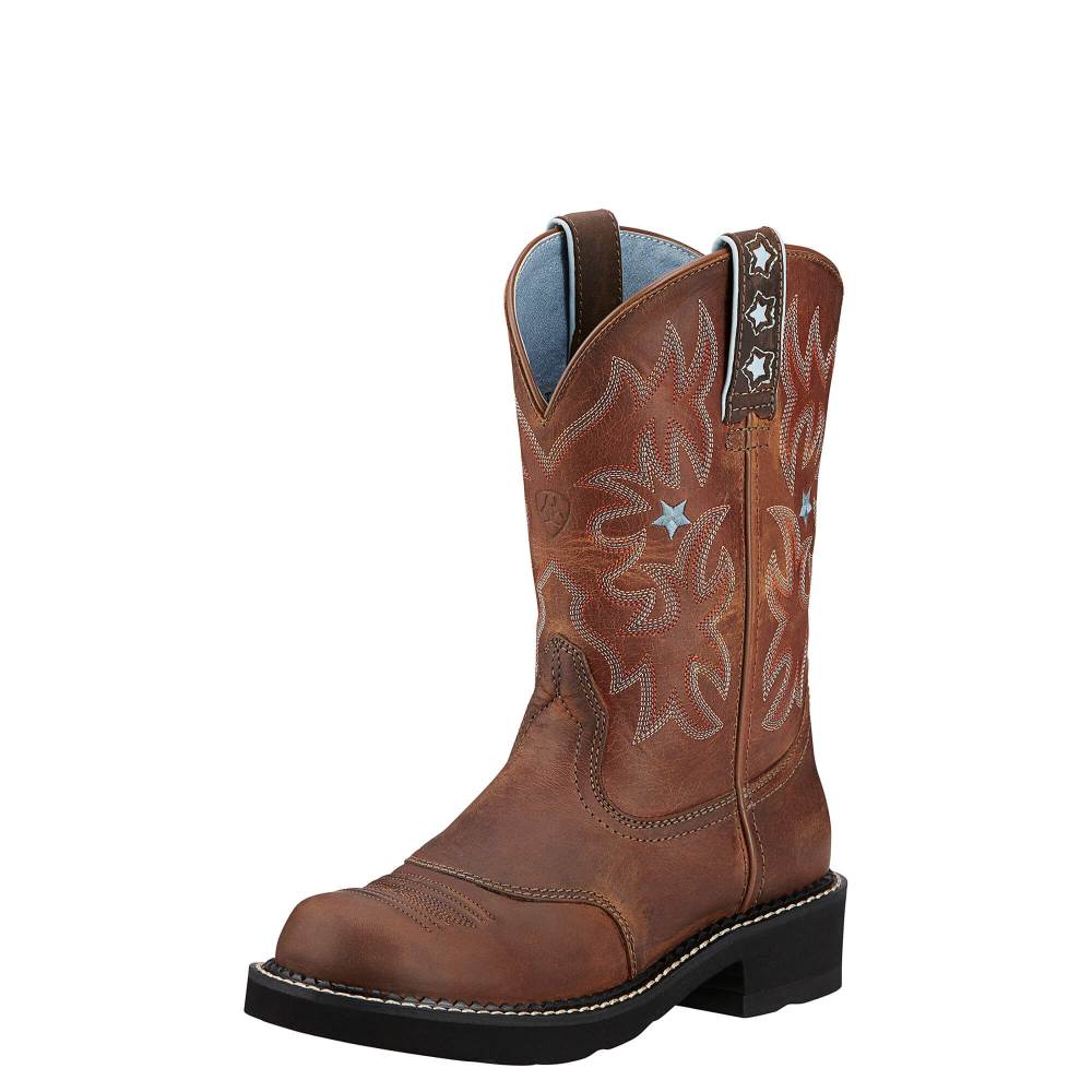 Ariat Probaby Western Boot - DRIFTWOOD BROWN