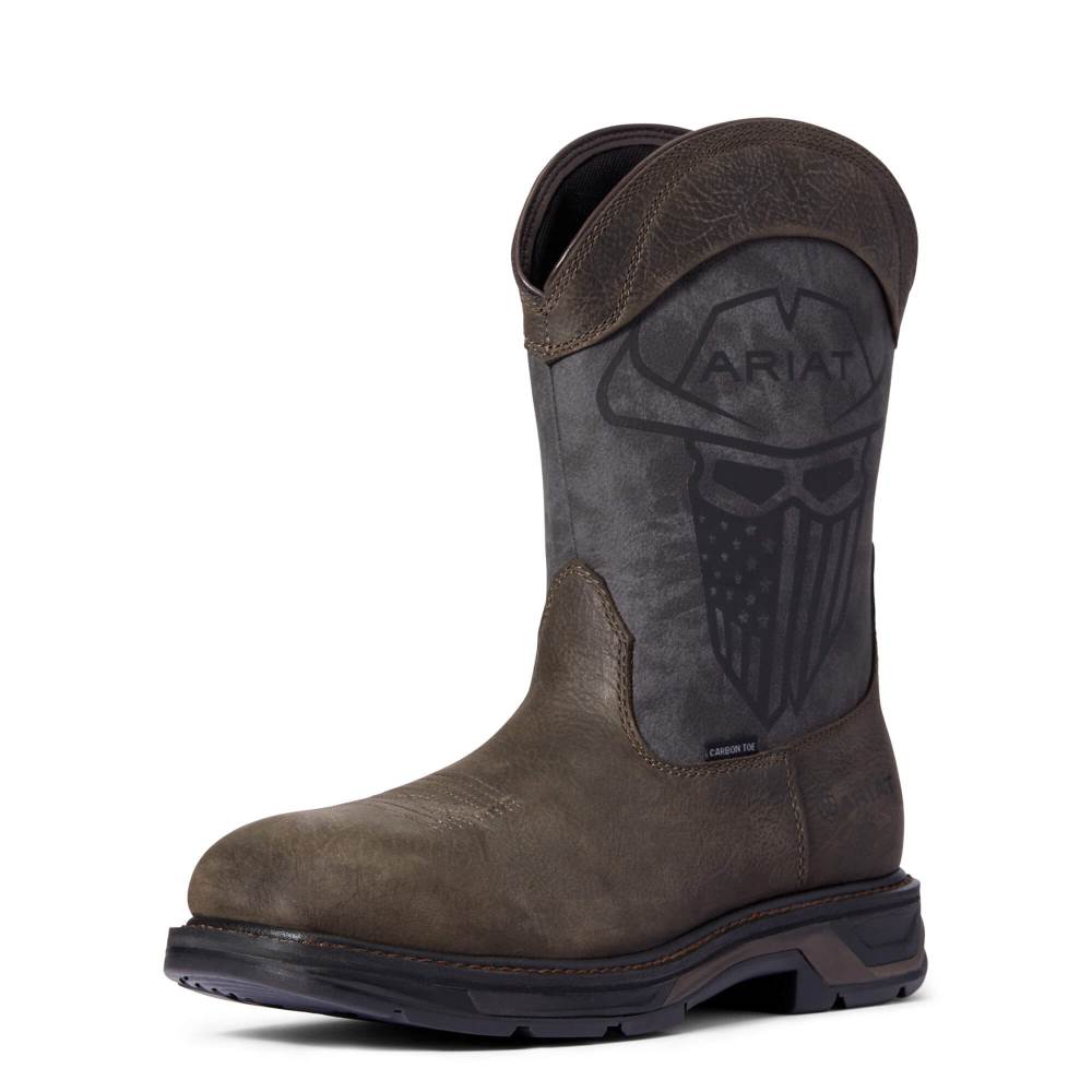 Ariat WorkHog XT Incognito Carbon Toe Work Boot - IRON COFFEE