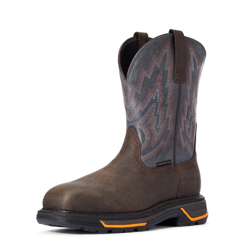 Ariat Big Rig Composite Toe Work Boot - IRON COFFEE