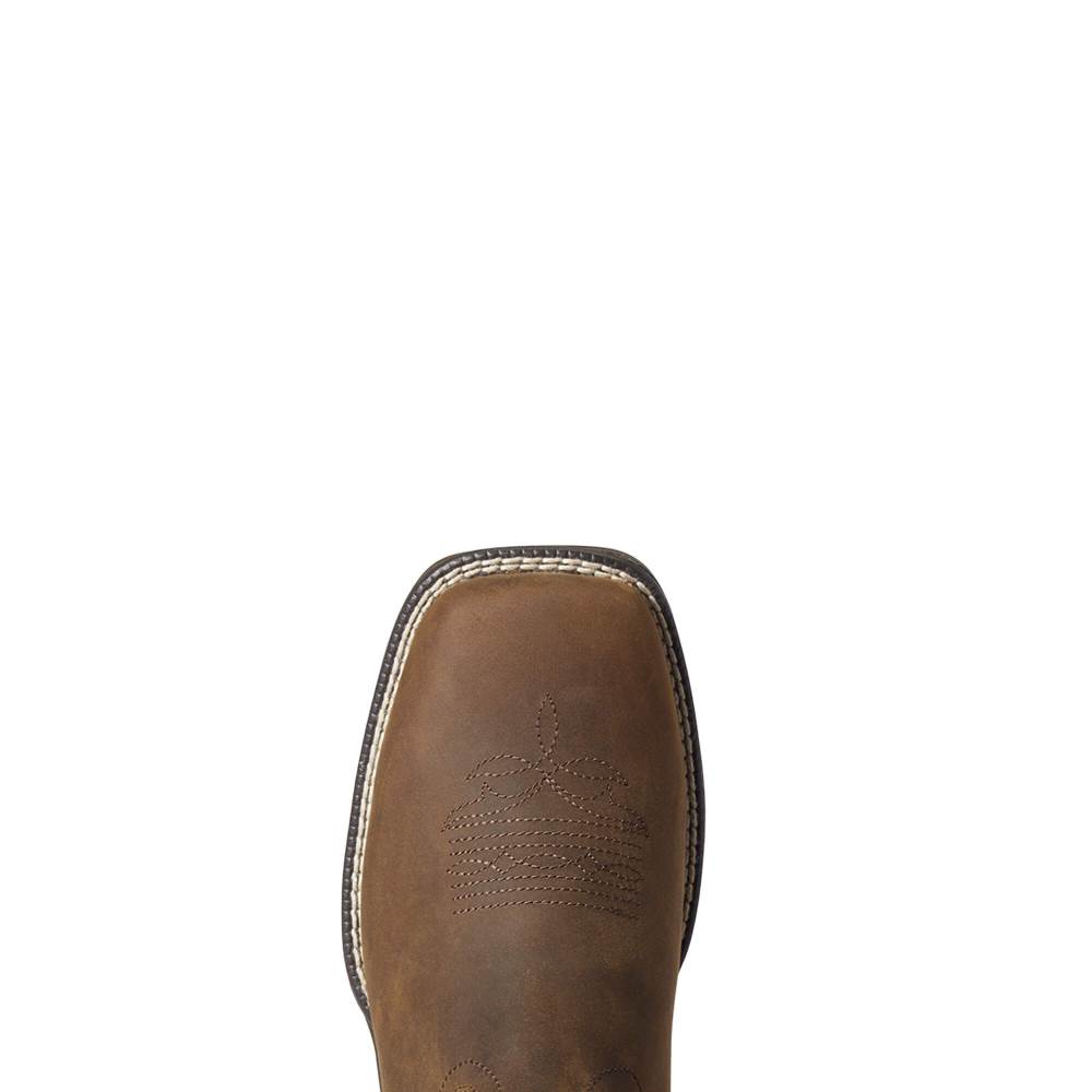 Ariat Anthem Shortie II Waterproof Western Boot - BROWN