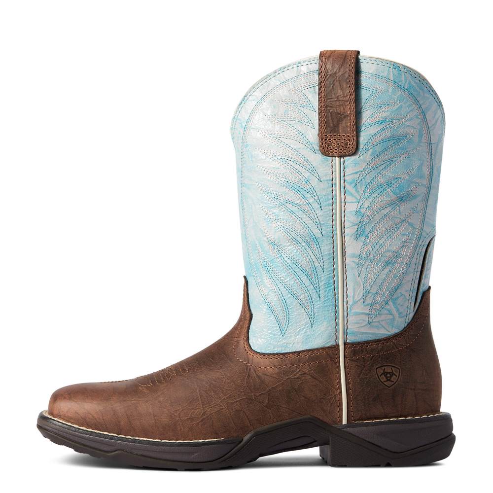 Ariat Anthem 2.0 Western Boot - CRACKLED MAHOGANY