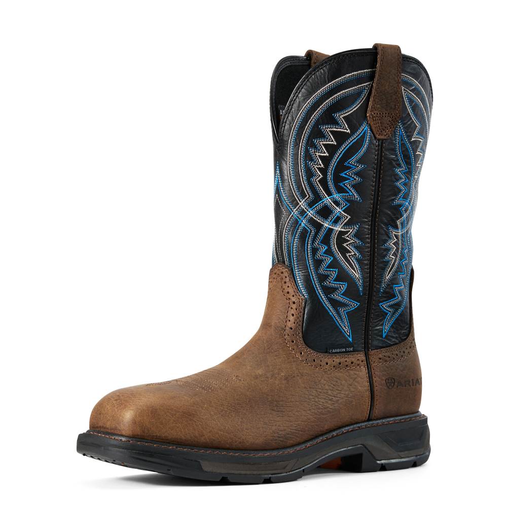Ariat WorkHog XT Coil Wide Square Toe Carbon Toe Work Boot - EARTH
