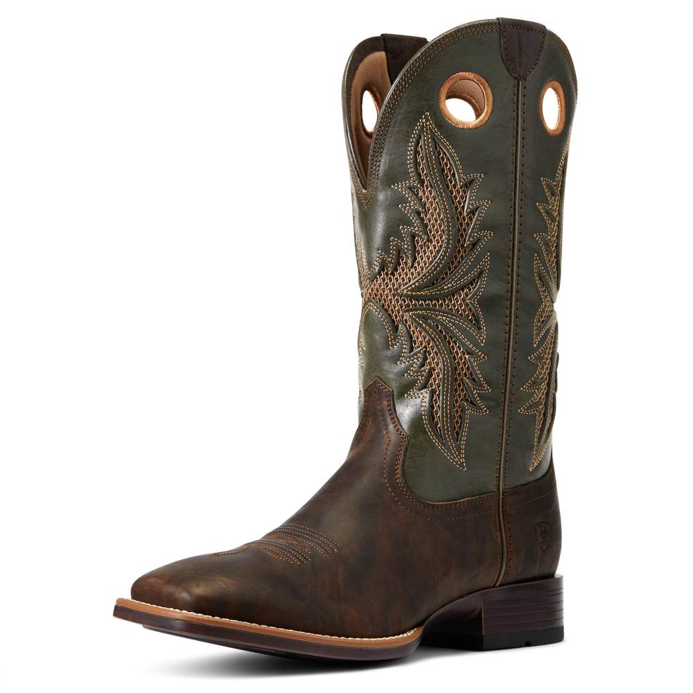 Ariat Toughy VentTek 360° Western Boot - HERD BROWN