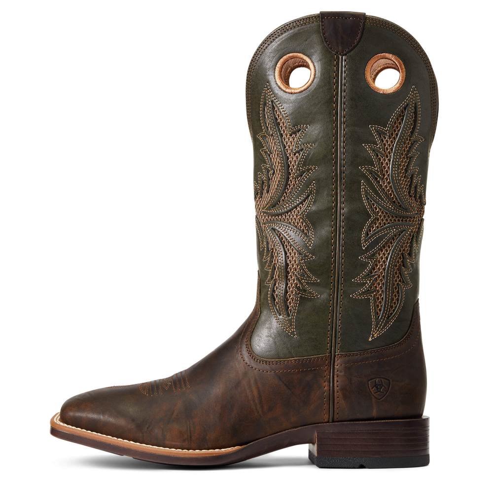 Ariat Toughy VentTek 360° Western Boot - HERD BROWN