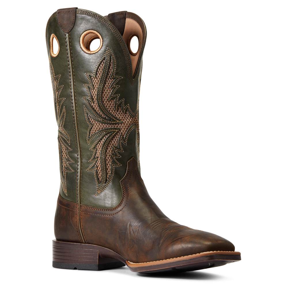 Ariat Toughy VentTek 360° Western Boot - HERD BROWN