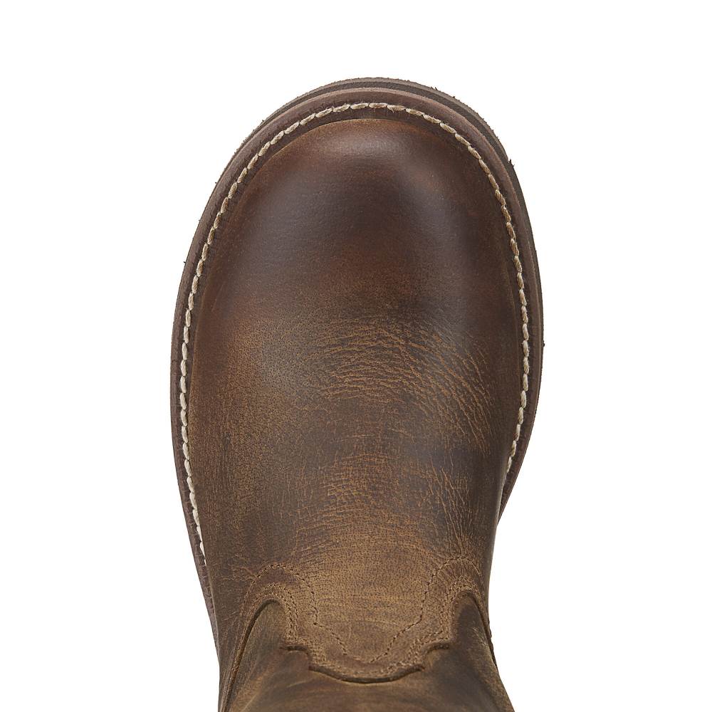 Ariat Unbridled Roper Western Boot - DISTRESSED BROWN